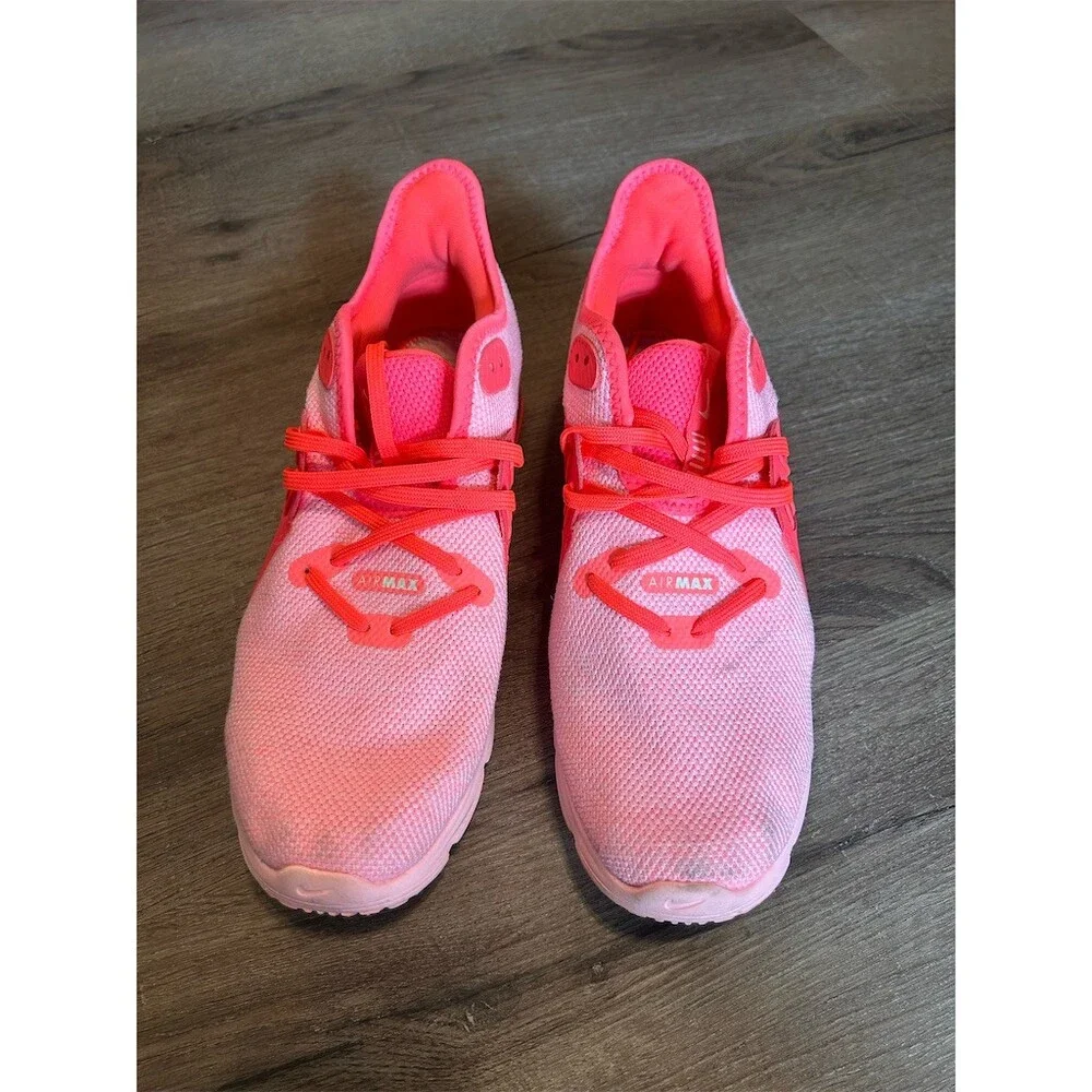 Nike Air Max Sequent 3 Women's Running Shoes Pink Size 10 Lace Up